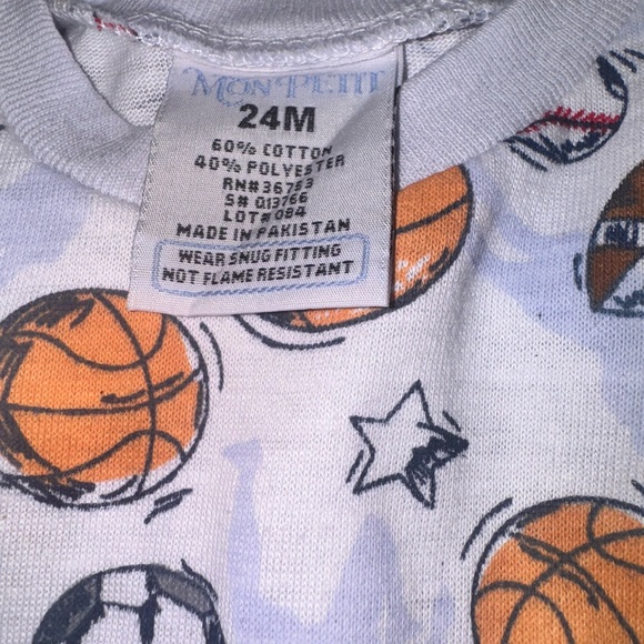 Kids Sports-Themed Pajama Set - Picture 8 of 8